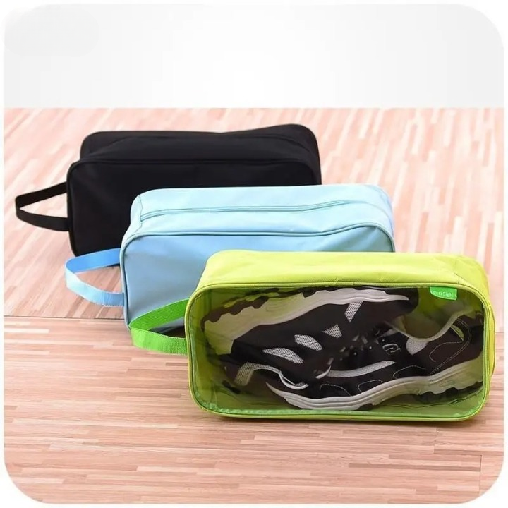 (Pack of 3 ) Waterproof Travel Shoe Bag – Portable Ventilated