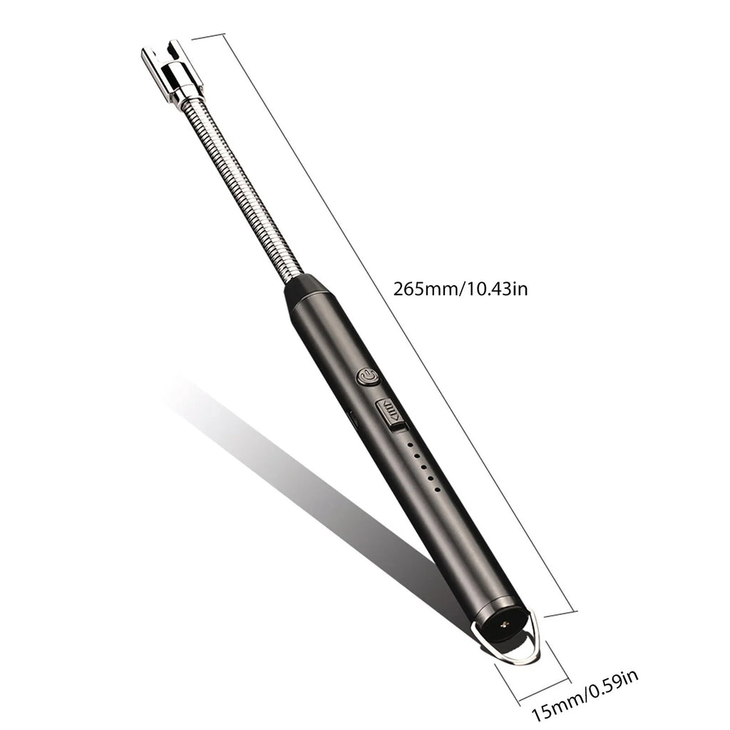 USB Rechargeable Electric Arc BBQ Lighter Windproof with 360° Flexible Neck
