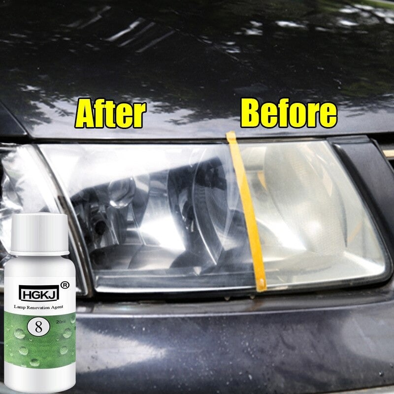 Car Headlight Restoration Agent Powerful Cleaner For Clear Shine And UV Protection