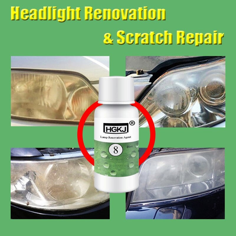 Car Headlight Restoration Agent Powerful Cleaner For Clear Shine And UV Protection