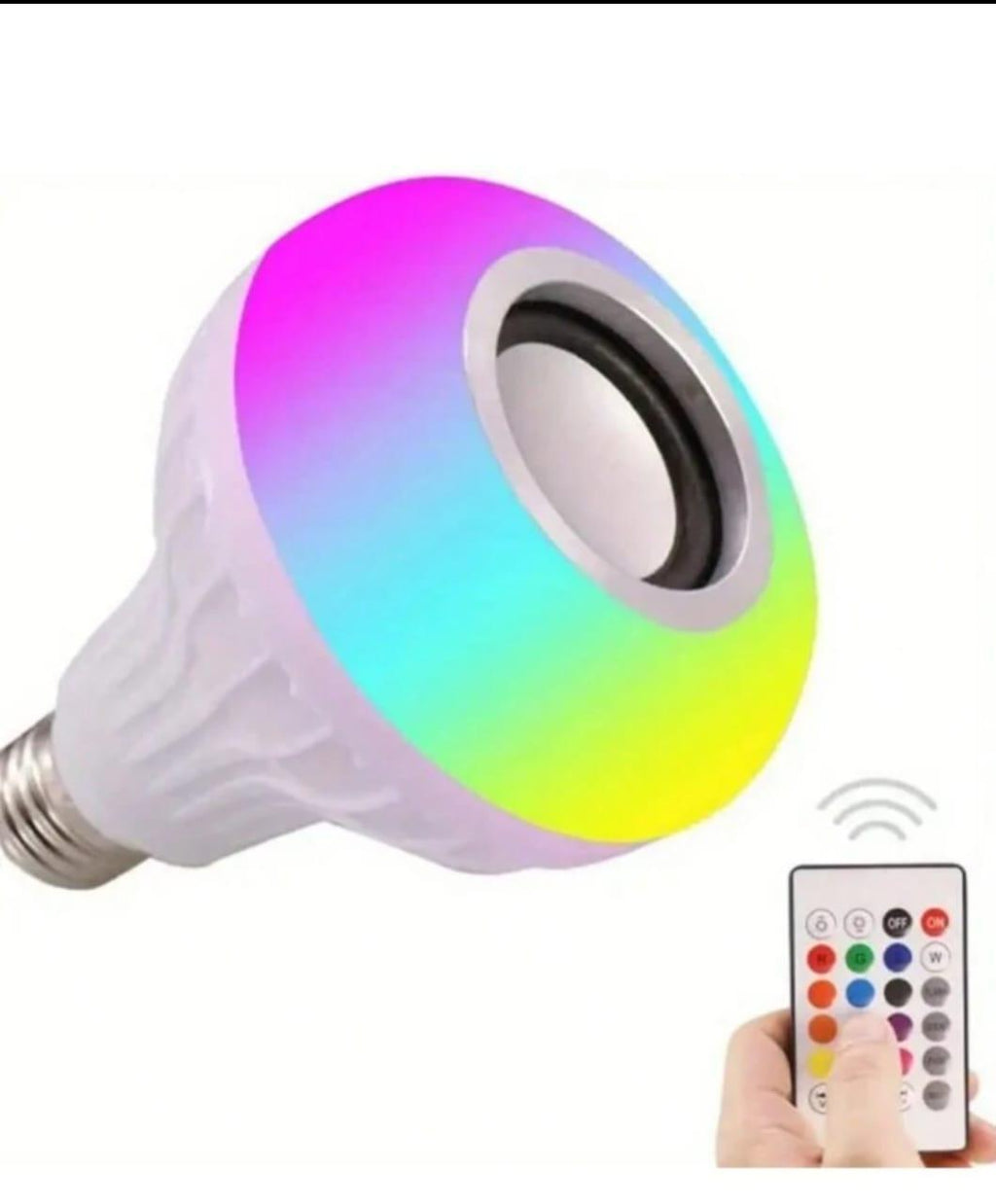 Smart LED RGB White 12W Bluetooth Speaker Bulb