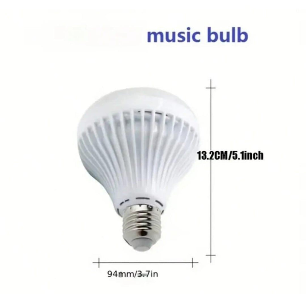 Smart LED RGB White 12W Bluetooth Speaker Bulb