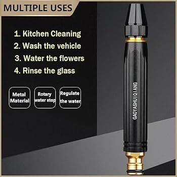 High Pressure Metal Brass Adjustable Nozzle Water Spray Gun